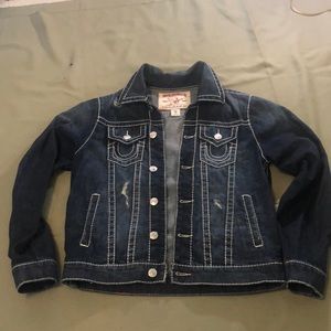 true religion graffiti trucker jacket